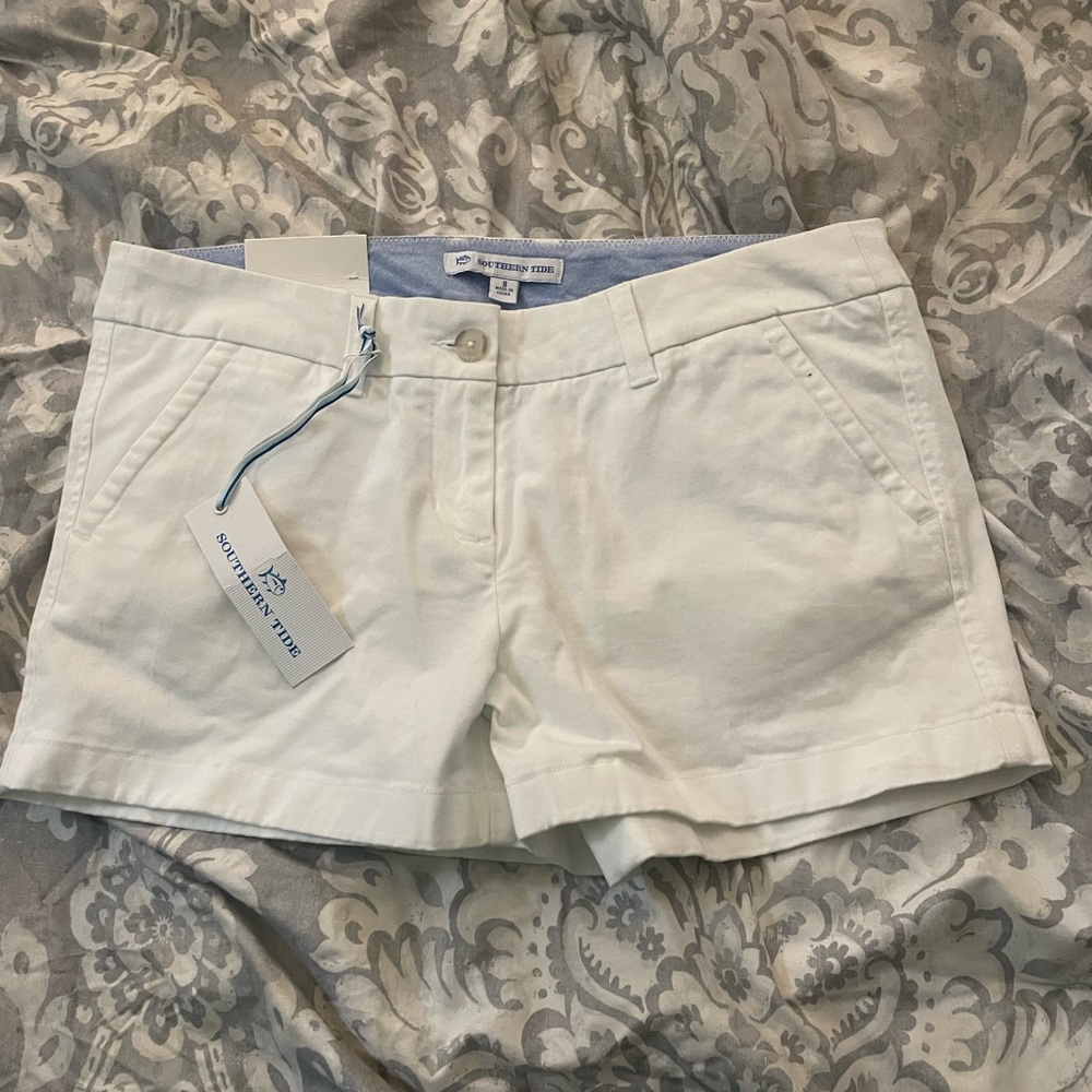 Southern tide white shorts